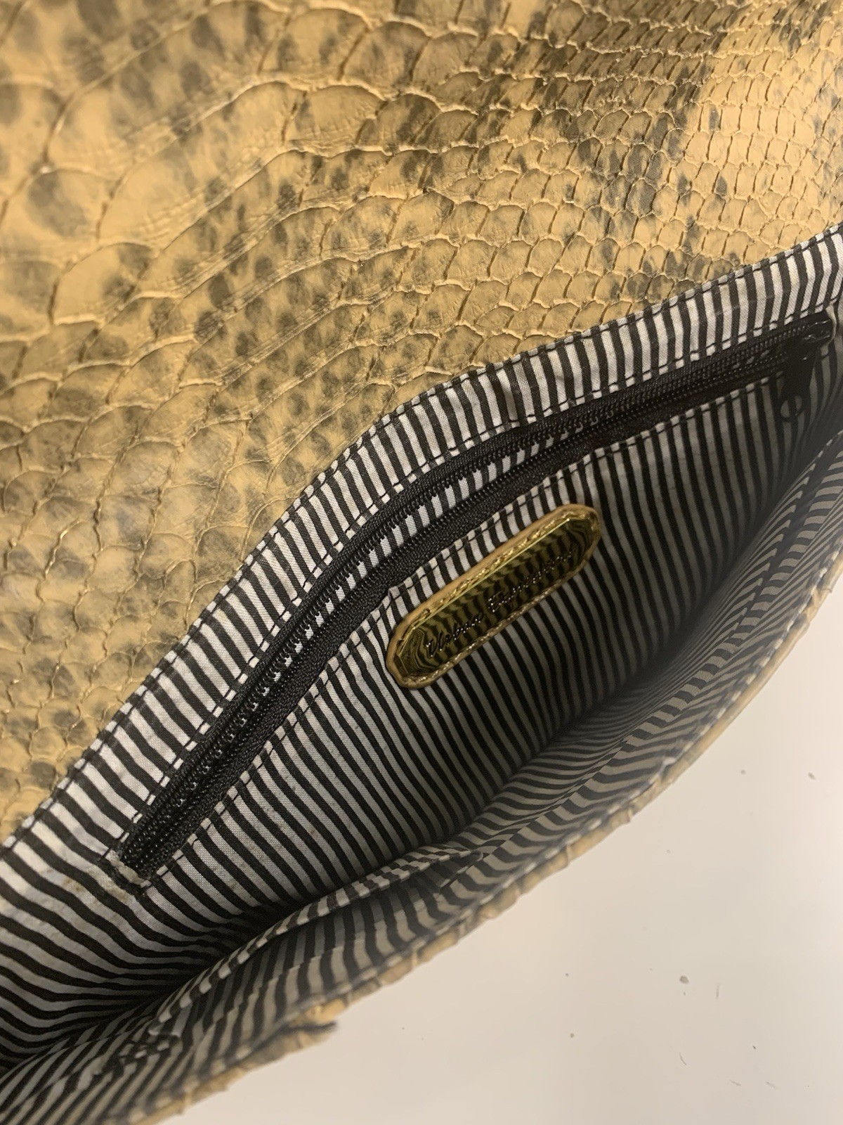 Urban Expressions Faux Python Envelope Clutch - image 4