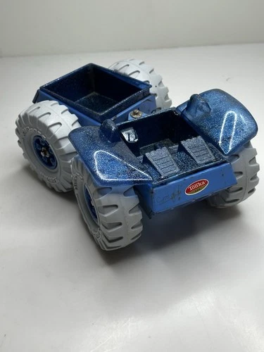 Vtg Tonka Crater Crawler 1970s Blue Body Space Vehicle Pressed Steel Nice Shape
