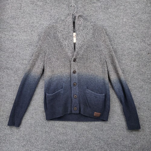 Hollister Sweater Mens XS Gray Cardigan 