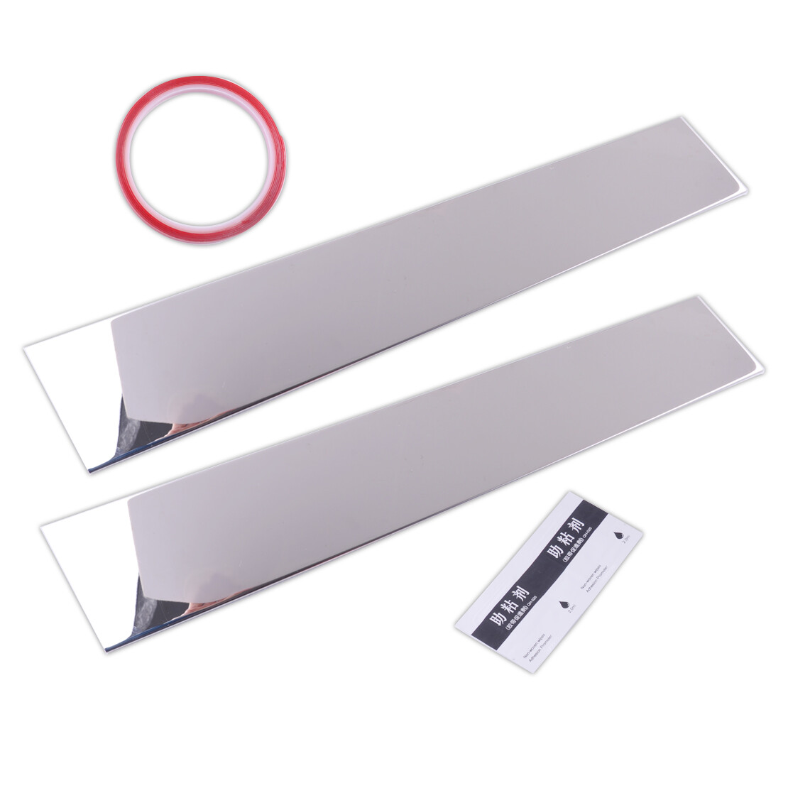 6x Chrome Door Pillar Trim Cover Decal Set Fit for Chevrolet Equinox