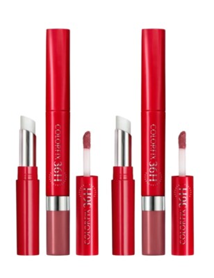 2 X Esika Lipstick Colorfix Liquid Duo Tattoo Color: Nude Fortaleza