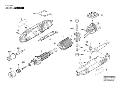 Dremel 4200 Ersatzteile F013420046 Schaltergehäuse Spindelmotor Carbon mehr