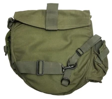 USGI MILITARY M40 SERIES GAS MASK BAG OD GREEN CARRIER ARMY PACK HAVERSACK EXC