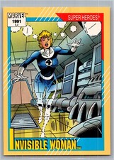 1991 Impel Marvel Universe Series II Super Heroes Invisible Woman #41 MINT