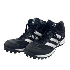 Botines de fútbol Adidas Turf Hog LX Mid negros blancos G67095 para hombre talla 11,5