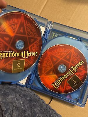 The Legend of the Legendary Heroes Season 1 Pt. 1 & 2 blu-ray/& Tarot Card  Anime