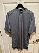 McDonald s Apparel Collection Quarter Zip Shirt XL Regular Gray Short Sleeve