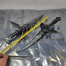 Costume Dagger Pair Grim Reaper Flexible w1