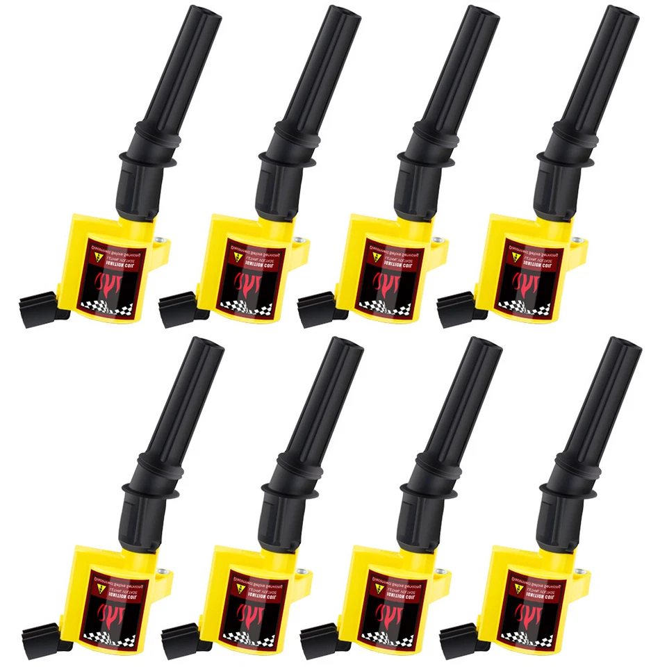 Катушки зажигания 8 упаковок подходят для Ford E-250 2003-2009 годов выпуска 4,6 л, 5,4 л V8 - Изображение 2 из 4