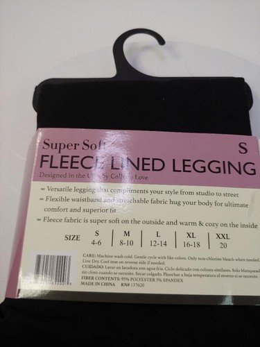 Collette Love Super Solf Fleece Lined Legging - Afbeelding 1 van 2