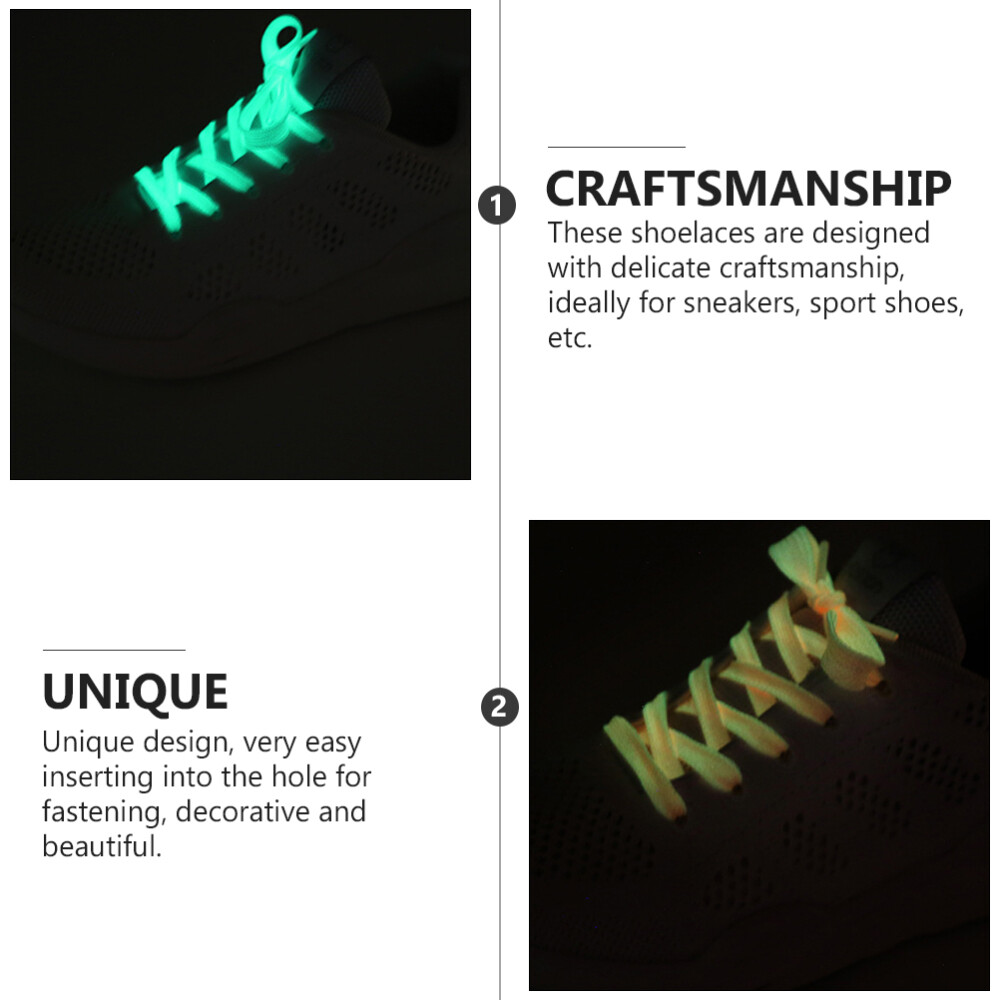 APL 5 paia di lacci luminosi per scarpe da ginnastica cinturino fluorescente luminoso