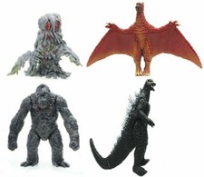 GODZILLA action figure set KING KONG skull island SMOG MONSTER lot HEDORAH vs V
