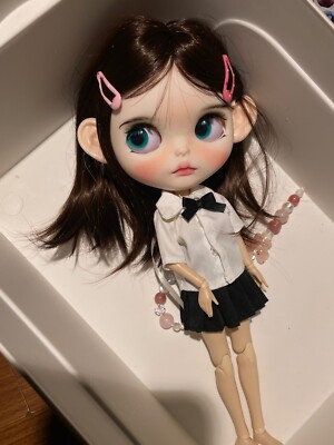 Handcrafted Custom Blythe Doll OOAK  Factory Base, Modified & Makeup
