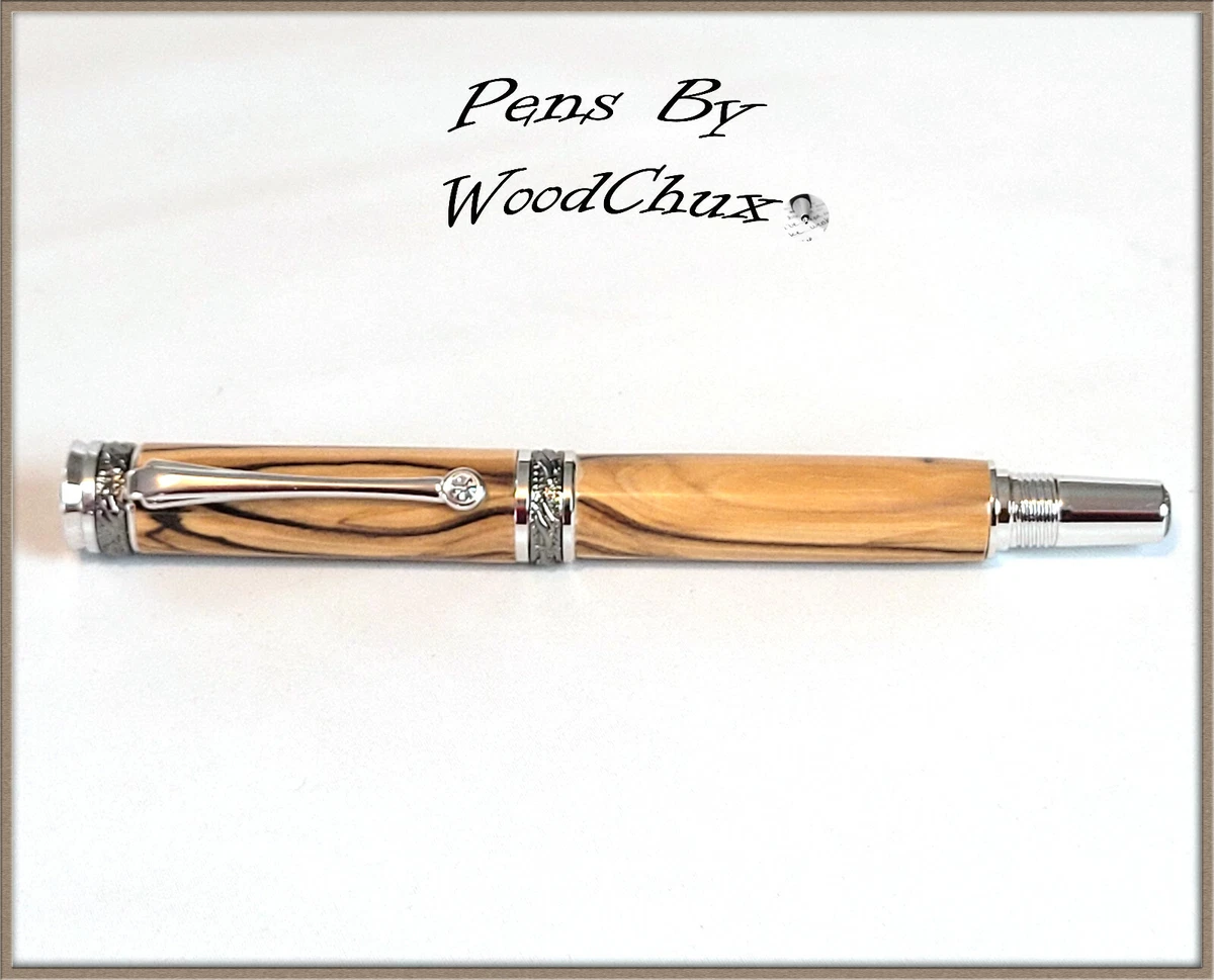 Pen HandMade Writing Ball Point Fountain Exotic Olive Wood Pens SEE VIDEO  1266a