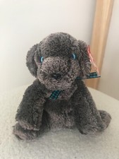 Ty Beanie Babies Frisbee Grey Dog Soft Toy Vintage 2001, Great Condition