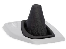 FÜR BMW X1 E84 09-15 automaitk SCHALTMANSCHETTE SCHALTSACK LEDER NAHT SCHWARZ