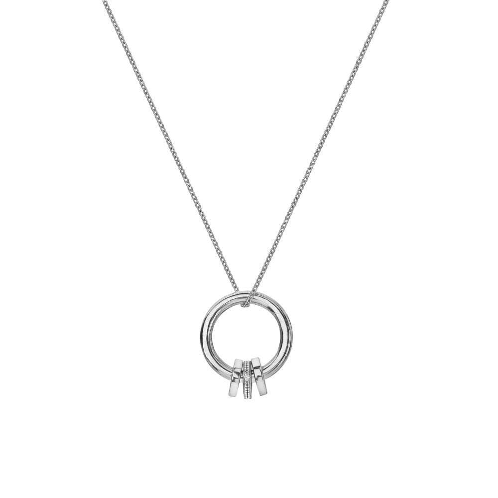 Hot Diamonds Trio Barrel Necklace DP882 - RRP £95.00