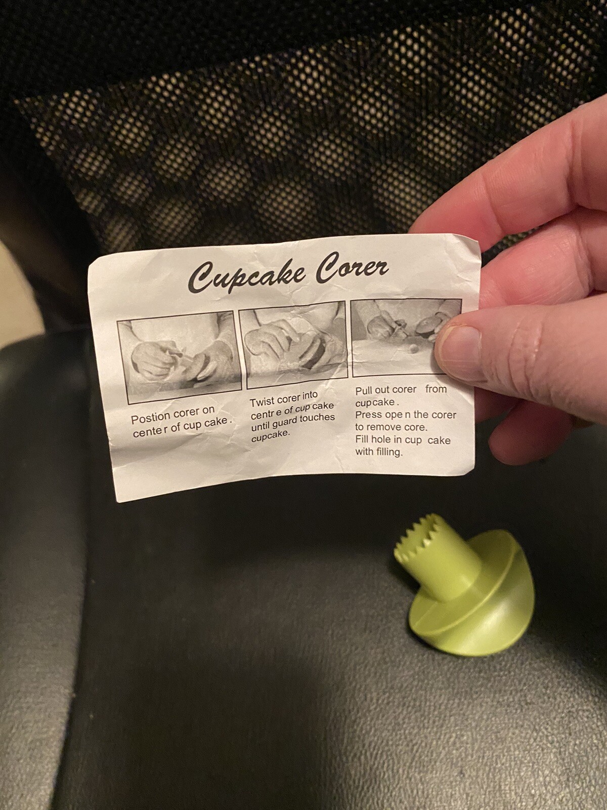 Cupcake Corer - Make a Whole For Filling kitchen gadget- Instructions Included-image