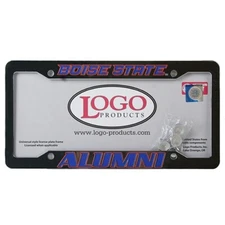 Boise State Broncos Alumni Chrome Plastic License Plate Frame