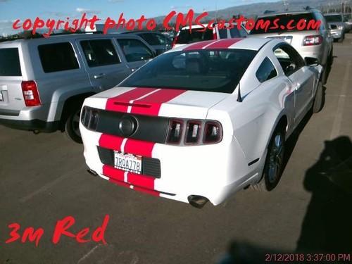 FOR 2011 2012 2013 2014 Ford MUSTANG 10" Racing Vinyl Stripe Graphic 36 FEET - Picture 6 of 34