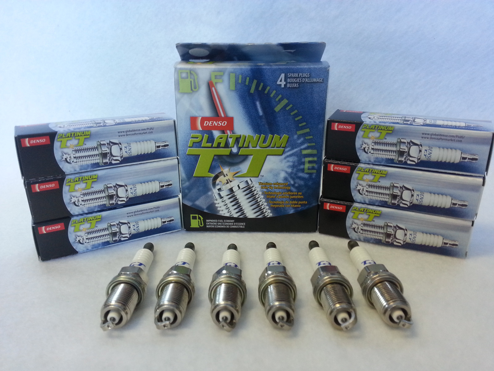 6x DENSO PKH20TT Platinum Titanium TT Spark Plug PreGapped More Spark/Power eBay