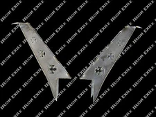 HEADLIGHT STANDS --ICWO-- Roadster Street Hot Rat Rod Model A T Bucket Brackets