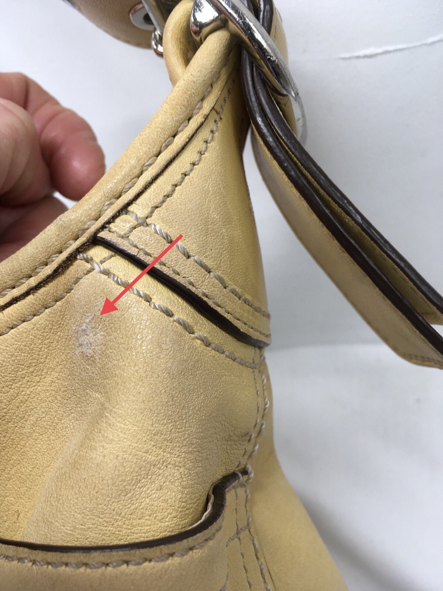 Coach Hobo Shoulder Handbag Duffle Convertible F13354 Tan