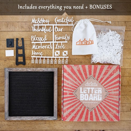 Felt Letter Board with Precut Letters Number Set 10x10 Inch, First Day School... - Picture 2 of 9