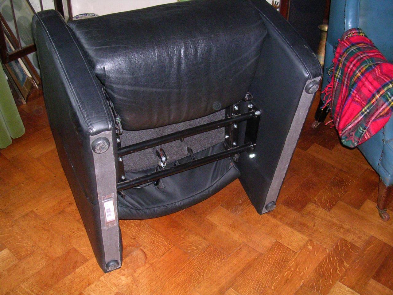 Himolla Cumuly black leather recliner eBay