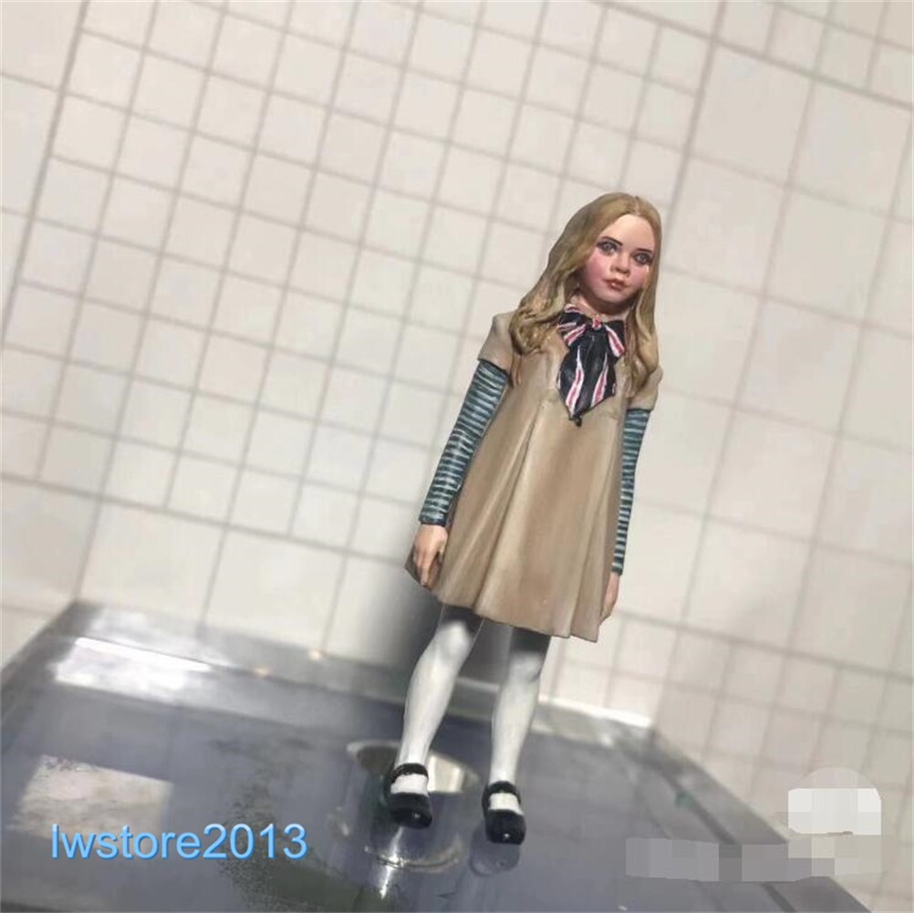 Figurina Resina 1/18 "Megan Bambina" - Modello Dipinto A Mano Per Diorami Auto