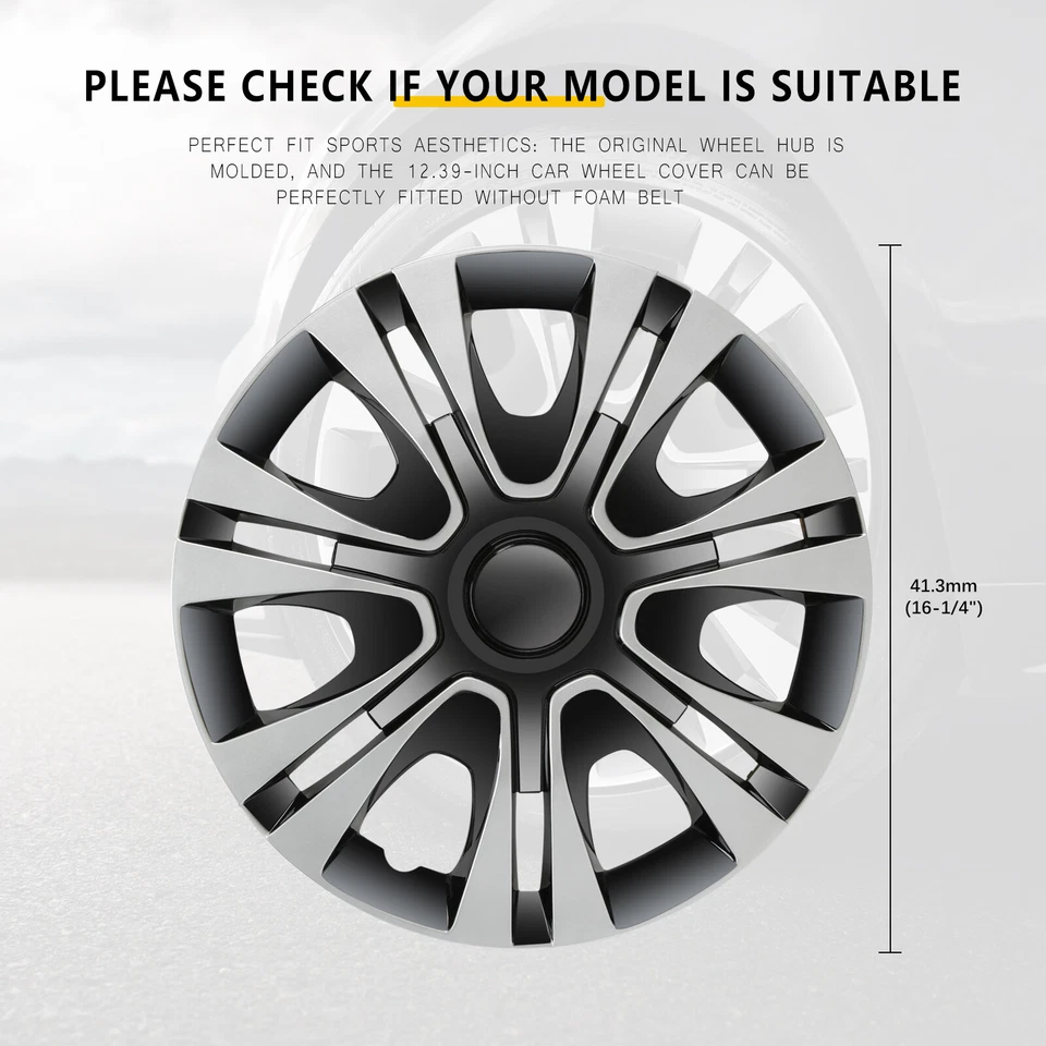 Cubiertas de rueda de 15" para neumáticos R15 y tapacubos a presión de acero para Suzuki Forenza 2004-08 Foto 2 de 4