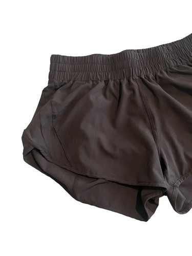 Aurefin Black 3” Running Shorts Women’s Size Large 10 Lined Zip Pocket NEW - Picture 2 of 7