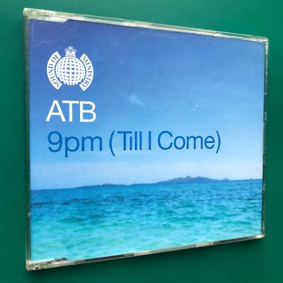 ATB 9pm (Till I Come) Electronic Hard Trance CD Single A. Tanneberger Remixes G+
