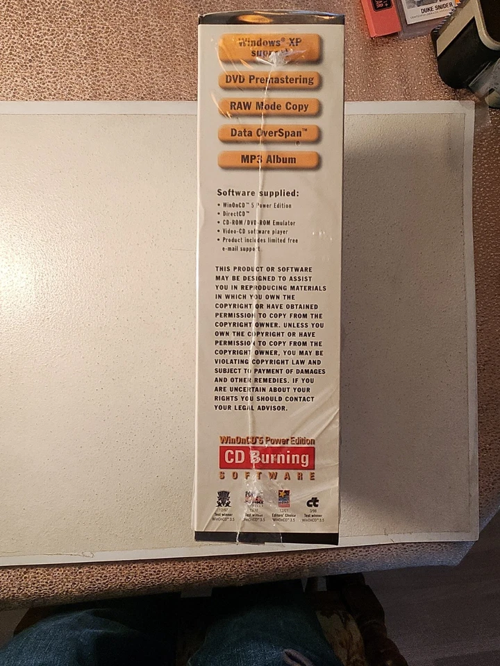 Cd Burning Software-CeQuadrant- WinOnCD 5 Power Edition- Premastering, Overspan - Image 4 of 4