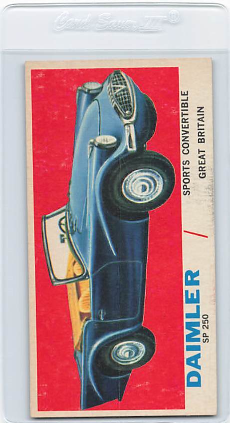 1961 Topps Sports Cars #36 Daimler EX/MT *DA-OS1171