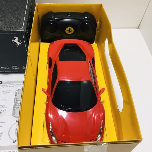 Ferrari 488 Remote Control Car 1:24 Electric Sport Racing Vehicle Bezgar Rastar - Picture 9 of 11