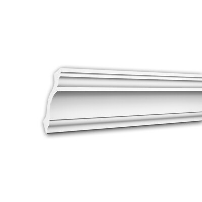  PROFHOME 150113 Eckleiste aus Polyurethan Deckenleiste Stuckleiste 2 m