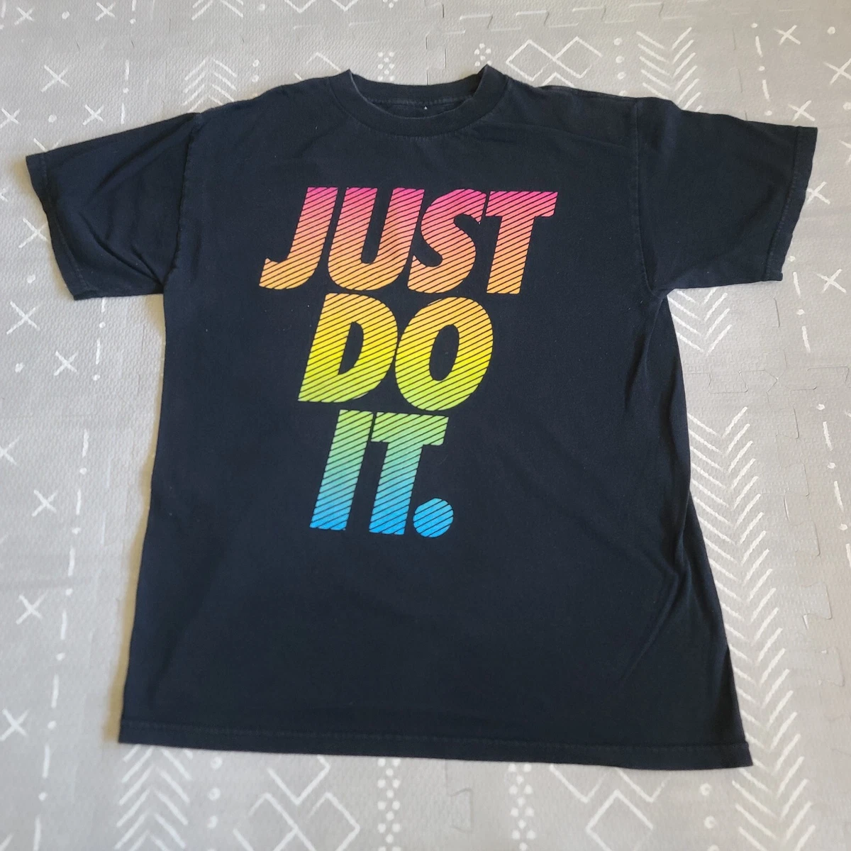Rainbow hotsell nike shirt