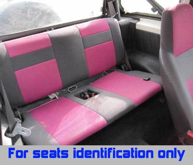 Juego completo fundas de asiento de coche delanteras + traseras de algodón macizo para Geo Tracker 1989-1998 Foto 3 de 3