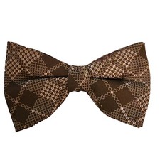 Bowtie Vintage Jumbo Butterfly Wembley Clip Dark Olive Mid Century