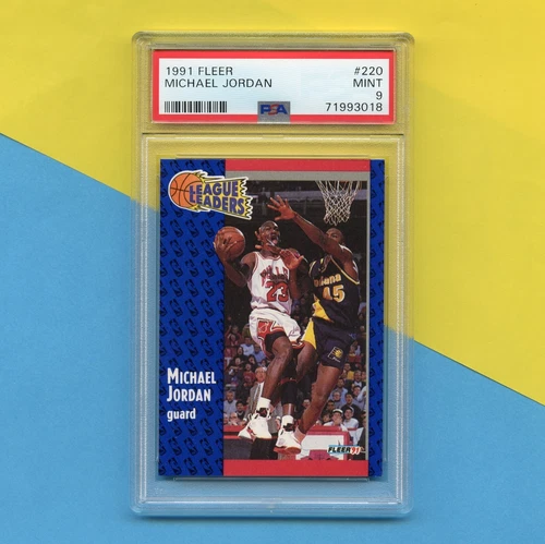 1991 Fleer Michael Jordan Card Number 220. PSA 9 Mint