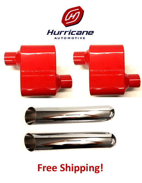 Cherry bomb single chamber race muffler