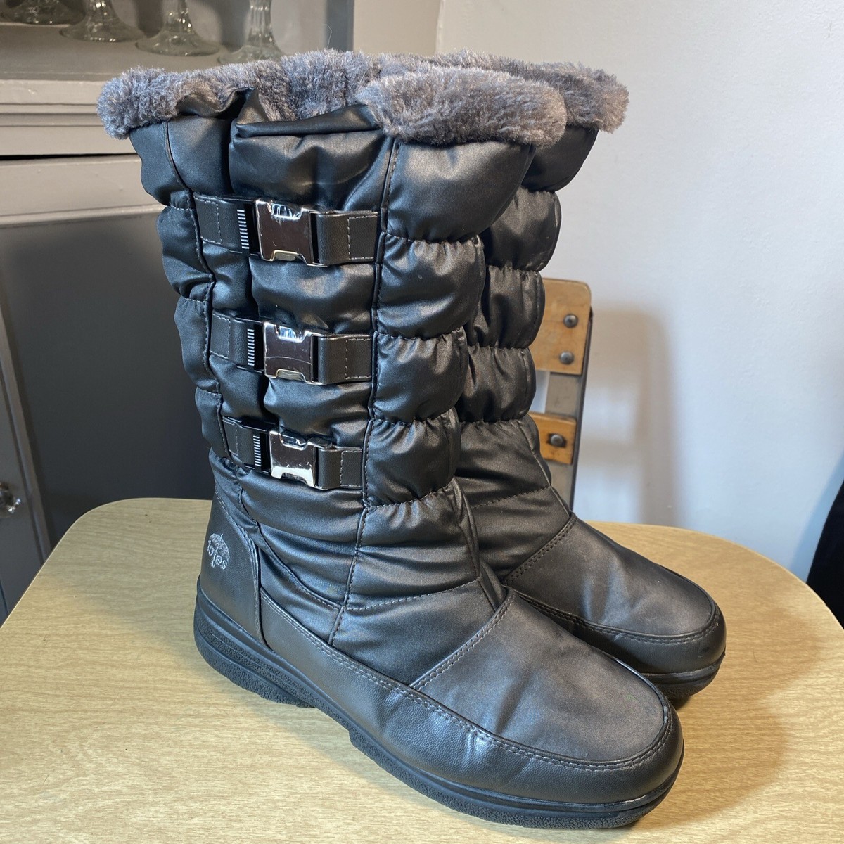 Boots Waterproof Women's Snow Boots Size Wide Totes Bryce