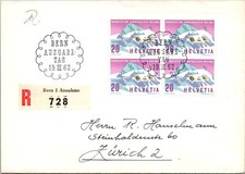 Swizterland 1962 - Registered Mail - Bern - F66431