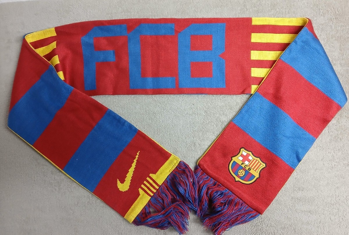 FC Barcelona Football Scarf FCB Official Nike Product | eBay