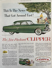 1953 Packard Clipper Deluxe Automobile 160 HP Buy Year Around Fast VTG Print Ad