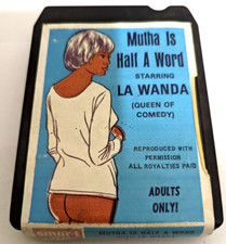 Mutha Is Half A Word 8 Track Comedy Queen La Wanda Smar-t ST-114 Adults Only VTG