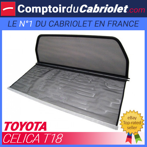 Saute-vent Toyota Celica T18 windschott haut de gamme en acier noir