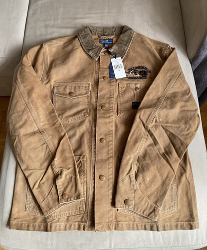 £399 Polo Ralph Lauren Sportsman Fishing Hunting Utility Canvas Jacket Men M - Picture 2 of 17
