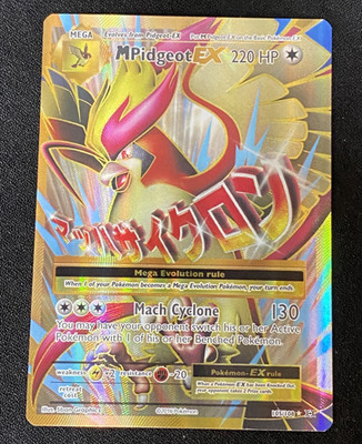 M Pidgeot EX Pokemon TCG- XY Evolutions 105/108  Full Art Holo Ultra Rare 2017